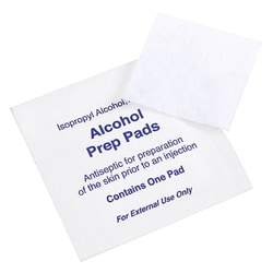 Med Vet International&nbsp;Alcohol Prep Pads 70% Med  3000/cs