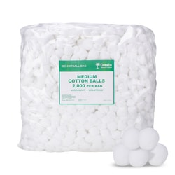 Med Vet International&nbsp;Non-Sterile Cotton Balls Medium 2000/cs
