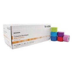 Med Vet International McKesson Self-adherent Closure Cohesive Bandage 1-1/2 Inch x 5 Yard 16-4304 Each