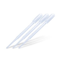 Med Vet International&nbsp;Plastic Graduated Transfer Pipettes 1mL 0 25ml Increments 500/box