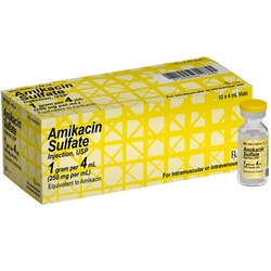 Med Vet International Amikacin Sulfate Injection (amikin) 250mg/mL 4mL 10/box