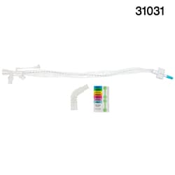 Med Vet International&nbsp;Dynarex Closed Suction Endotracheal Catheter w/Double Swivel Elbow 12 Fr 20/Case