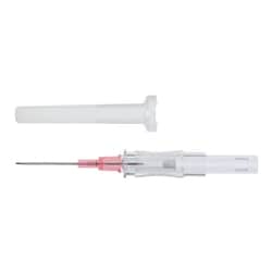Med Vet International&nbsp;Jelco Protectiv-W IV Catheter Safety 20 Gauge 1 Pink Straight 50/Box