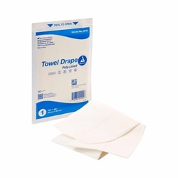 Med Vet International&nbsp;General Purpose Drape dynarex Towel Drape 18 W X 26 L Inch Sterile 4410 50/Case