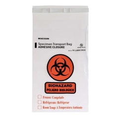 Med Vet International&nbsp;McKesson Specimen Transport Bag with Document Pouch 6 x 10 Inch 79-LABAC20610 1000/Case