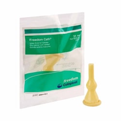 Med Vet International&nbsp;Male External Catheter Freedom Cath Self-Adhesive Seal Latex Intermediate 8205 Each