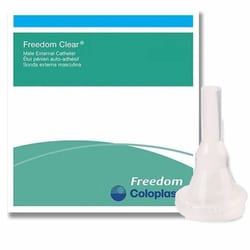 Med Vet International&nbsp;Male External Catheter Freedom Cath Self-Adhesive Strip Latex Small 8000 100/Case