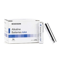 Med Vet International&nbsp;McKesson Alkaline Battery AAA Cell 4856 24/Box