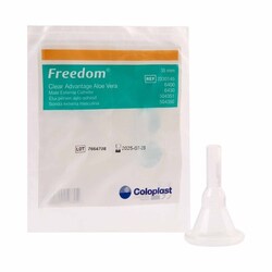 Med Vet International&nbsp;Male External Catheter Clear Advantage Self-Adhesive Strip Silicone Large 6400 100/Case