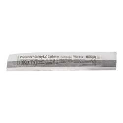 Med Vet International&nbsp;Jelco Protectiv IV Catheter Safety 16 Gauge 1-1/4 Gray Straight 50/Box