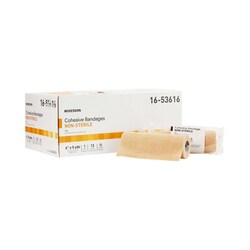 Med Vet International&nbsp;McKesson Self-adherent Closure Cohesive Bandage 6 Inch x 5 Yard 16-53616 12/Case