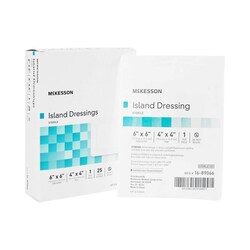 Med Vet International McKesson Adhesive Dressing 6 x 6 Inch 16-89066 Each,