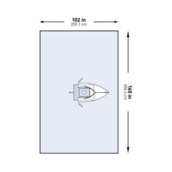 Med Vet International&nbsp;McKesson Sterile Shoulder Arthroscopy Orthopedic Drape 102 x 160 Inch 183-I80-09123G-S 10/Case