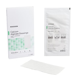 Med Vet International&nbsp;McKesson Alginate Dressing 4 x 8 inch Sterile 3563 50/Case