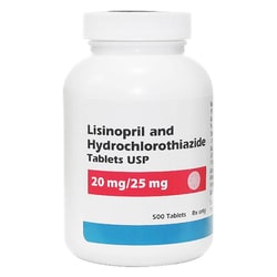 Med Vet International&nbsp;Lisinopril HCTZ Tablets 20/25mg 100ct