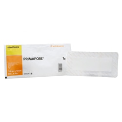 Med Vet International&nbsp;Adhesive Dressing Primapore 4 X 8 Inch Rectangle Sterile 66000319 Each