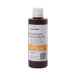 Med Vet International&nbsp;McKesson Hydrogen Peroxide Antiseptic 4 oz  Bottle 23-F0010 24/Case