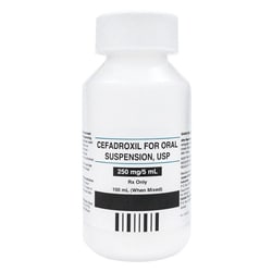 Med Vet International&nbsp;Cefadroxil Suspension (duricef) 250mg/mL 100mL