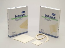 Med Vet International&nbsp;Sorbalgon Alginate Dressing 4 x 4 Inch Sterile 49210001 10/Box