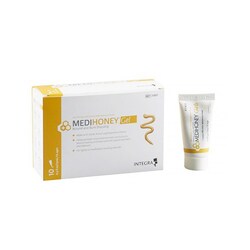Med Vet International&nbsp;Honey Wound and Burn Dressing MEDIHONEY 0 5 oz  Gel Sterile 31805 10/Box