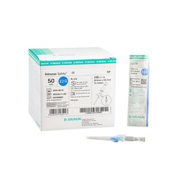 Med Vet International&nbsp;Peripheral IV Catheter Introcan Safety 22 Gauge 1 Inch Sliding Safety Needle 4254511-02 200/Case