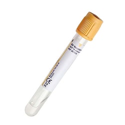 Med Vet International&nbsp;Vacutainer SST Tube 5mL Gold 100/Box