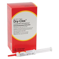 Med Vet International&nbsp;Dry-Clox Cloxacillin Benzathine 12 Syringes/box