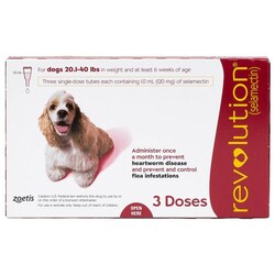 Med Vet International&nbsp;Zoetis Revolution for Dogs 20 1-40 lbs 3-pack
