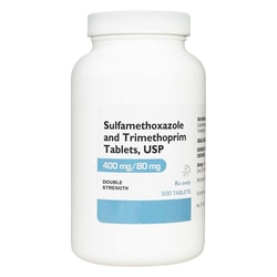 Med Vet International&nbsp;Sulfamethoxazole/Trimethoprim Single Strength Tablets 400/80mg 500ct  Generic Bactrim