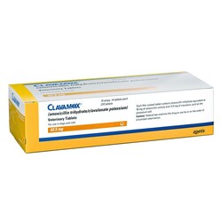 Med Vet International&nbsp;Zoetis Clavamox Chew Tabs 62 5mg 112ct