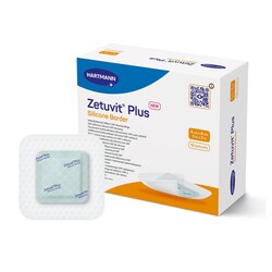 Med Vet International&nbsp;Zetuvit Plus Silicone Border Super Absorbent Dressing 3 x 3 Inch Sterile 413900 Each