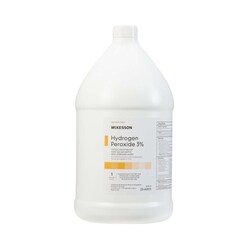 Med Vet International&nbsp;McKesson Hydrogen Peroxide Antiseptic 1 gal  Bottle 23-A0013 4/Case