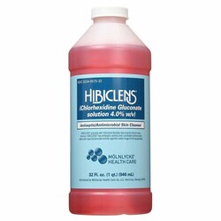 Med Vet International&nbsp;Antiseptic / Antimicrobial Skin Cleanser Hibiclens 32 oz  Bottle 4% Strength CHG (Chlorhexidine Gluconate) NonSterile 57532 12/Case