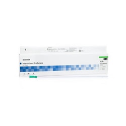 Med Vet International&nbsp;Urethral Catheter McKesson Coude Tip Uncoated PVC 14 Fr  16 Inch 16-M1614C 30/Box