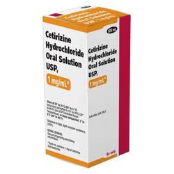 Med Vet International&nbsp;Cetirizine Hydrochloride OS Syrup 1mg/ml 120ml Generic Zyrtec