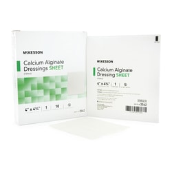Med Vet International&nbsp;McKesson Calcium Alginate Dressing 4 x 4  inch Sterile 3562 Each