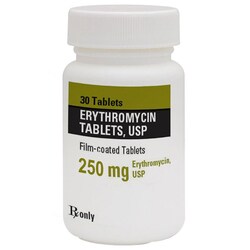Med Vet International&nbsp;Erythromycin 250mg 30 tablets