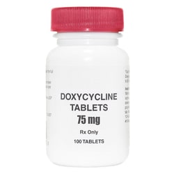 Med Vet International&nbsp;Doxycycline Monohydrate Tablets 75mg 100ct  Generic Adoxa