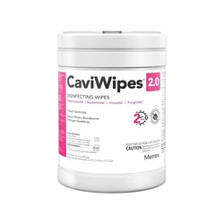 Med Vet International&nbsp;CaviWipes 2 0 Surface Disinfectant Premoistened Manual Pull Wipe Alcohol Scent NonSterile 14-1100 160/Canister 12 Canisters