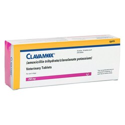 Med Vet International&nbsp;Zoetis Clavamox Chewable Tablets 250mg 112ct