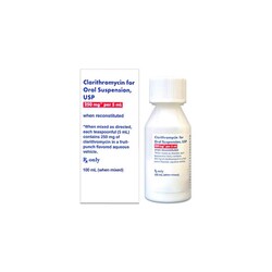 Med Vet International&nbsp;Clarithromycin Suspension 250mg/5ml 100ml Generic Biaxin