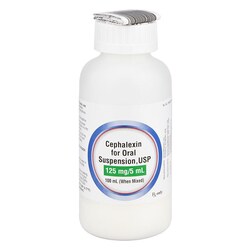 Med Vet International Cephalexin Suspension 125gm/5ml 100ml Strawberry