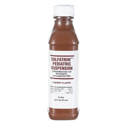 Med Vet International&nbsp;Sulfamethoxazole/Trimethoprim Oral Suspension Cherry Flavored 473mL