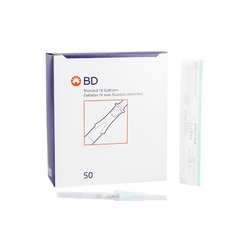 Med Vet International&nbsp;Peripheral IV Catheter Insyte Autoguard 18 Gauge 1 16 Inch Retracting Safety Needle 381444 50/Box