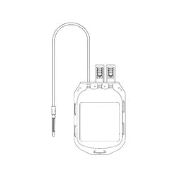 Med Vet International Blood Collection Bag Teruflex 600 mL 1BBD606A 100/Case,