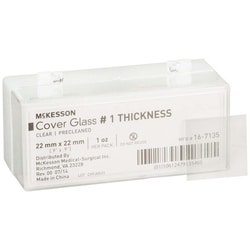 Med Vet International&nbsp;McKesson Cover Glass 22 x 22 mm 16-7135 1oz