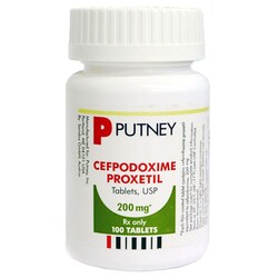 Med Vet International&nbsp;Cefpodoximine Film Coated Tablets 200mg 100ct  Generic Vantin