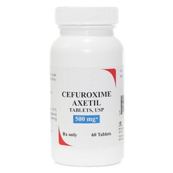 Med Vet International&nbsp;Cefuroximine Axetil Tablets (ceftin) 500mg 60ct