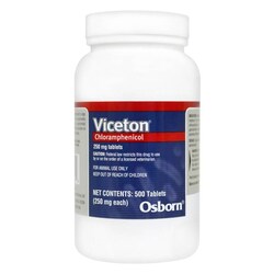 Med Vet International&nbsp;Chloramphenicol Tablets 250mg 500ct  Generic Viceton