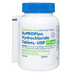 Med Vet International&nbsp;Bupropion HCL Tablets (aplenzin) 75mg 100ct